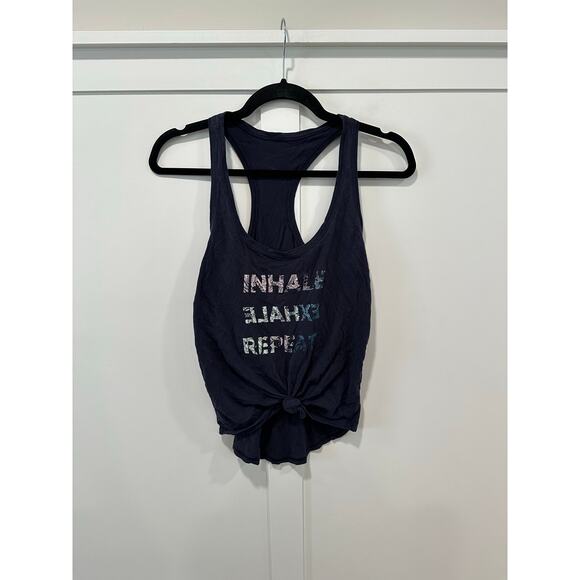 Lululemon Inhale Exhale Repeat Racerback Tank Size 4 - Picture 1 of 4